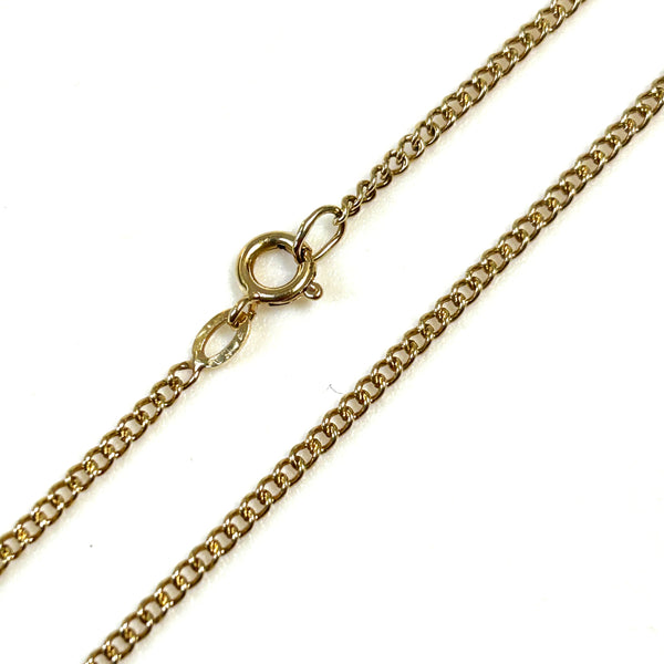 18ct Gold Curb-Link Chain Necklace