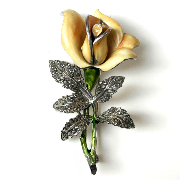 Large Vintage “Rose” Brooch