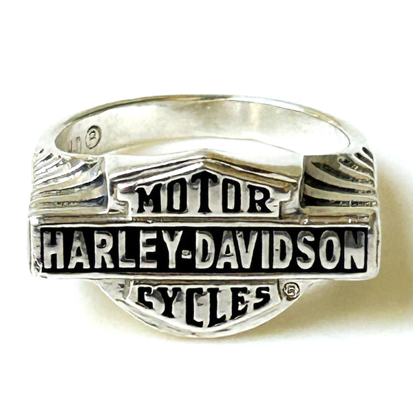 Sterling Silver “Harley-Davidson Motor Cycles” Ring