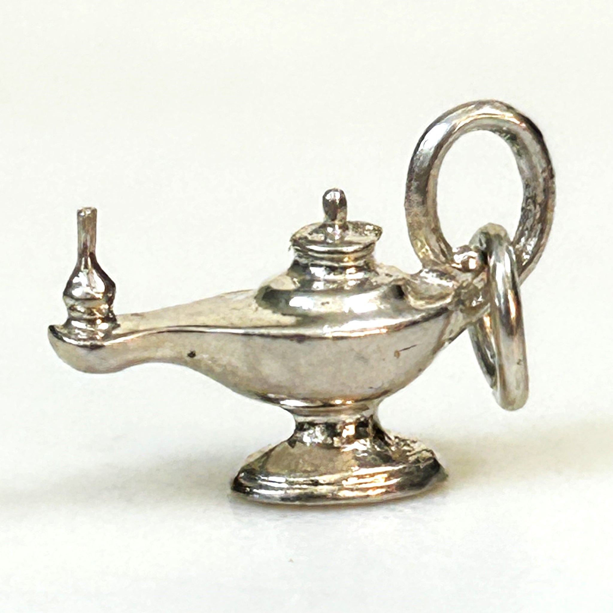 Miniature Silver “Magic Lantern” Charm Pendant