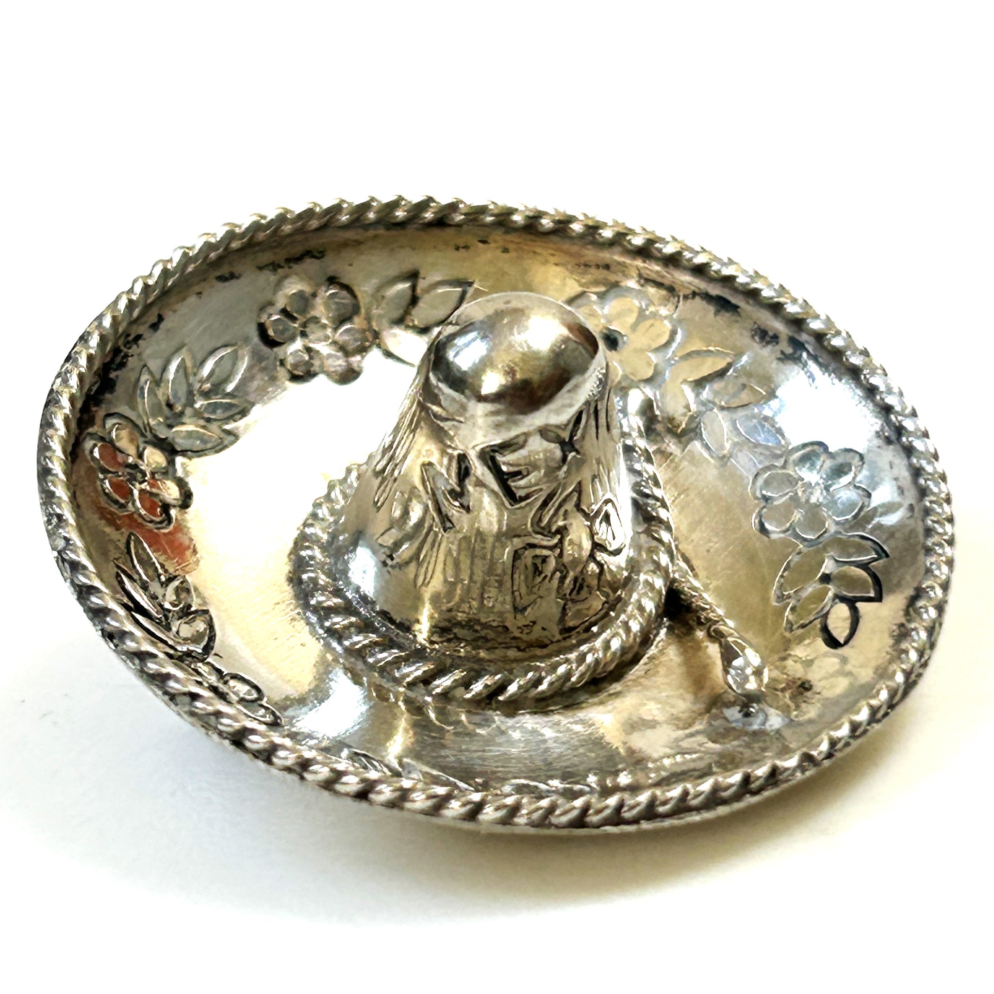 Vintage Silver Mexican “Sombrero” Brooch